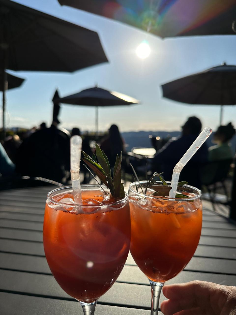 Sunset drinks
